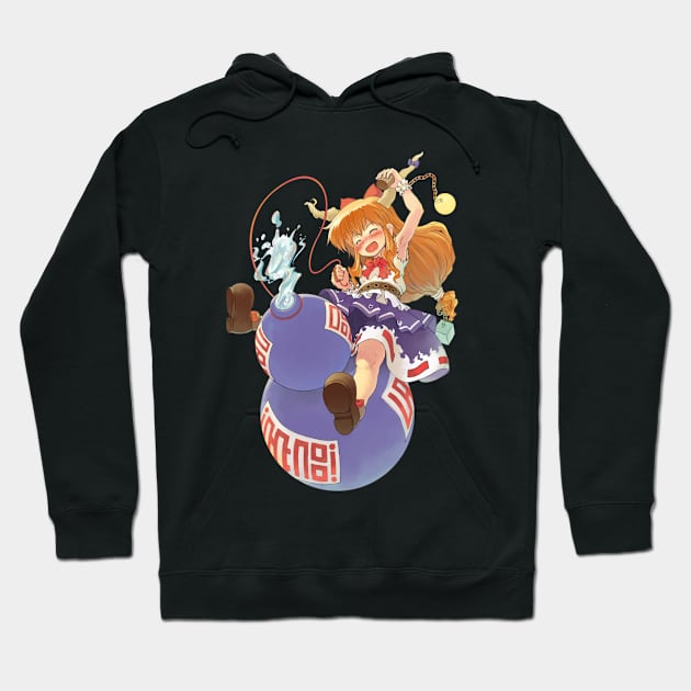 Suika Drunk Hoodie by KokoroPopShop